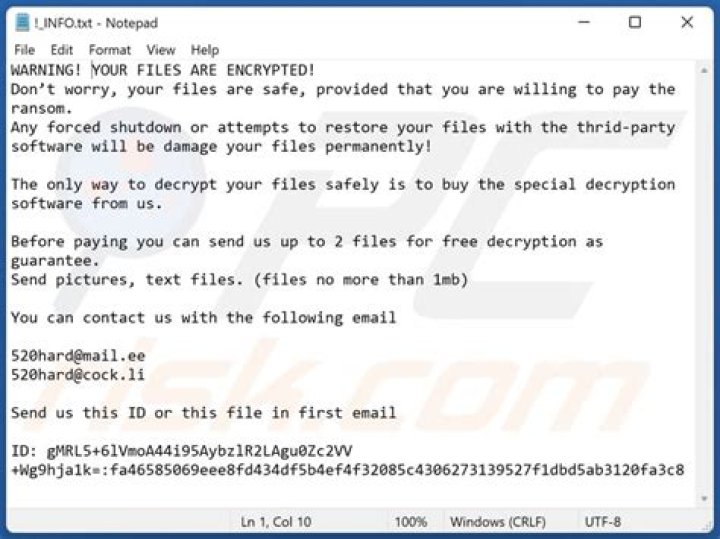 520 Ransomware (.520 Files) — How to remove virus?