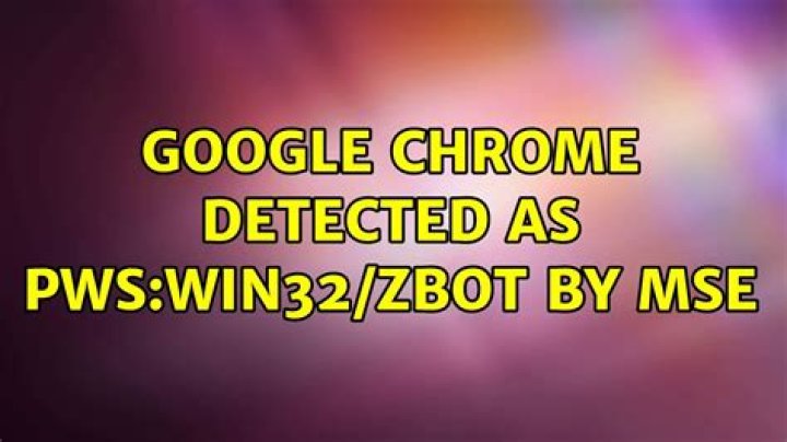 PWS:Win32/Zbot